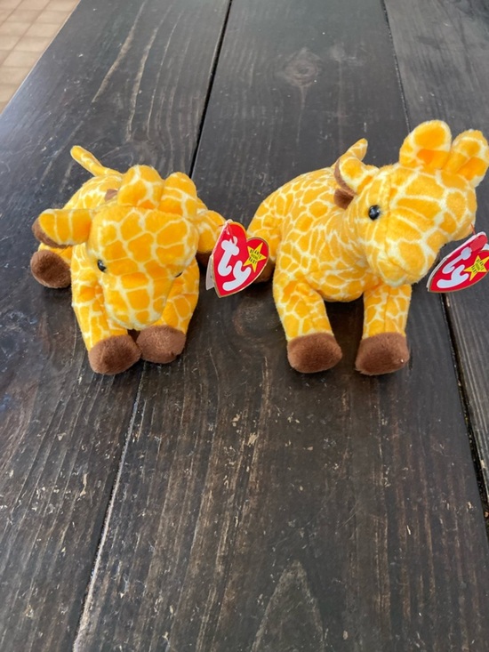 Ty Other - Ty Beanie Babies Twigs Yellow Giraffe Plush Toy - Soft Kids Stuffed Animal